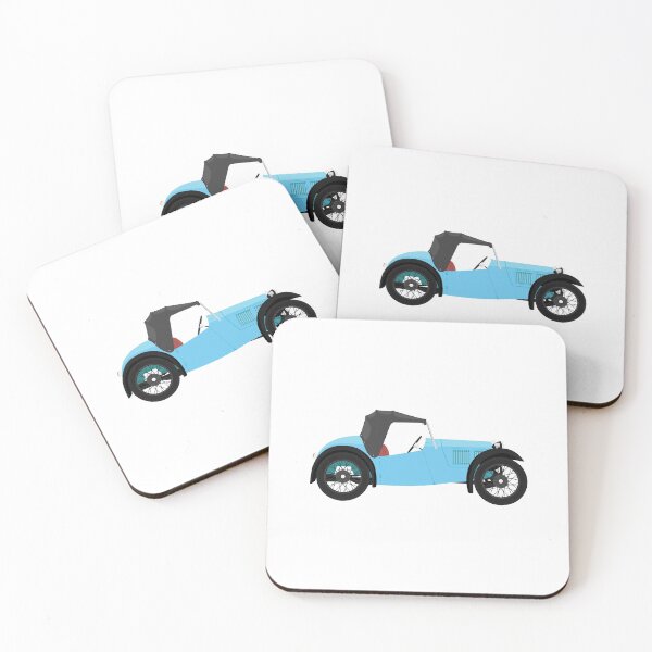 Item preview, Austin 7 Nippy Sports Classic Car (Blue) with Hood designed and sold by JHMimaging.