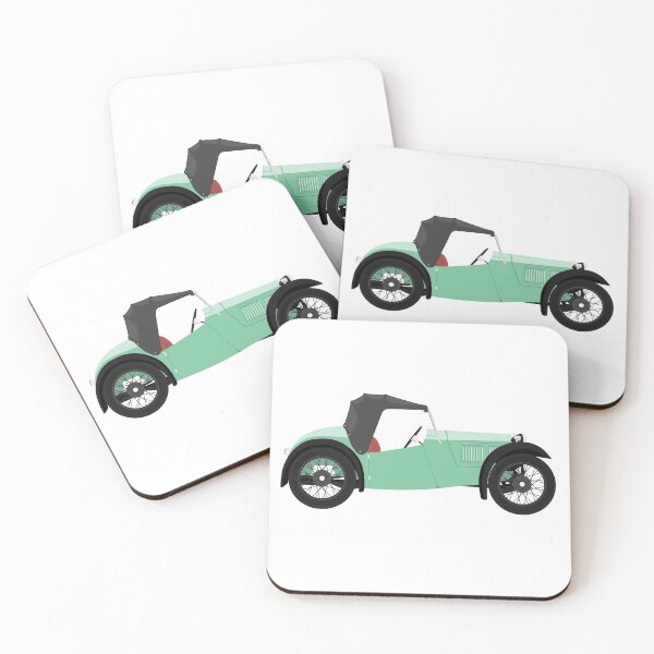 Item preview, Austin 7 Nippy Sports Classic Car (Green) with Hood designed and sold by JHMimaging.