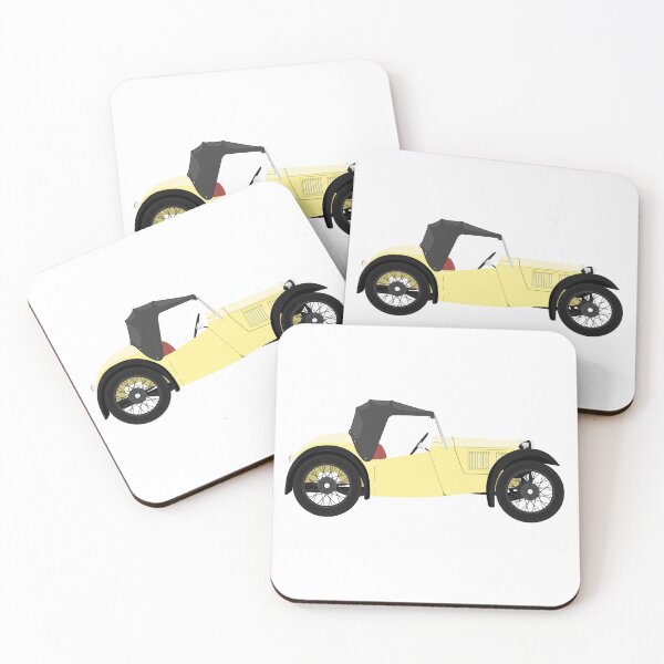 Item preview, Austin 7 Nippy Sports Classic Car (Primrose) with Hood designed and sold by JHMimaging.