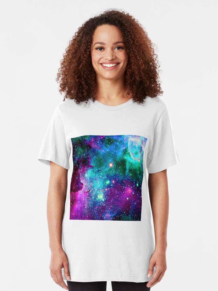 teal nebula shirt