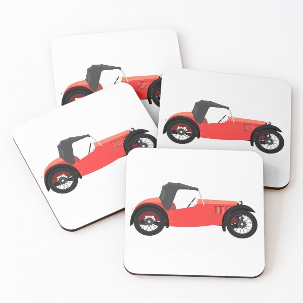 Item preview, Austin 7 Nippy Sports Classic Car (Red) with Hood designed and sold by JHMimaging.