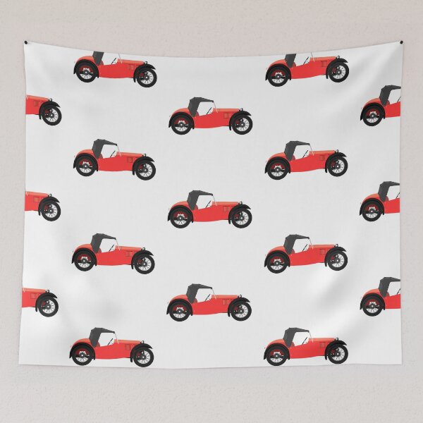 Item preview, Austin 7 Nippy Sports Classic Car (Red) with Hood designed and sold by JHMimaging.