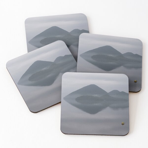 Item preview, Toya Lake in the fog in Hokkaido Japan Asia photo designed and sold by Dibbelchen.