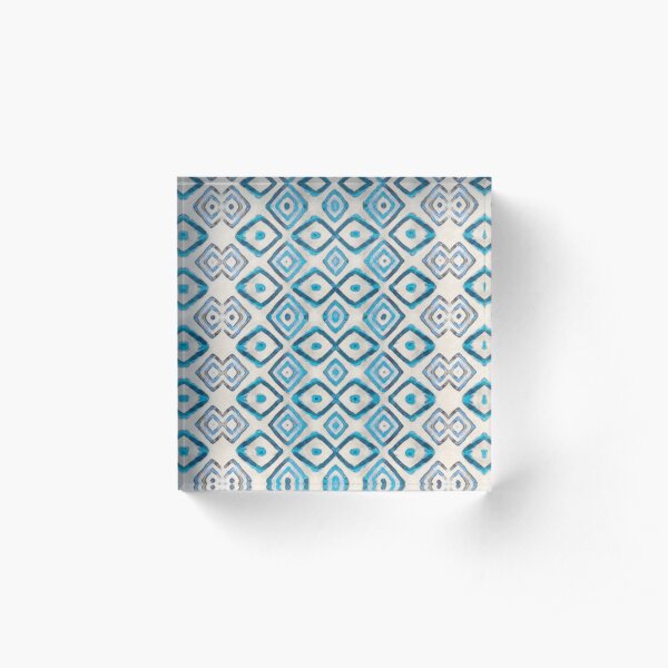 cuadri - aqua Acrylic Block