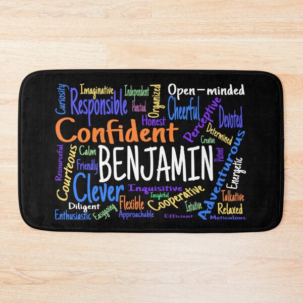 Item preview, Positive Word cloud design for Benjamin designed and sold by Salkian.