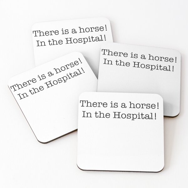 Item preview, There is a Horse in the hospital  designed and sold by AveriAdele.