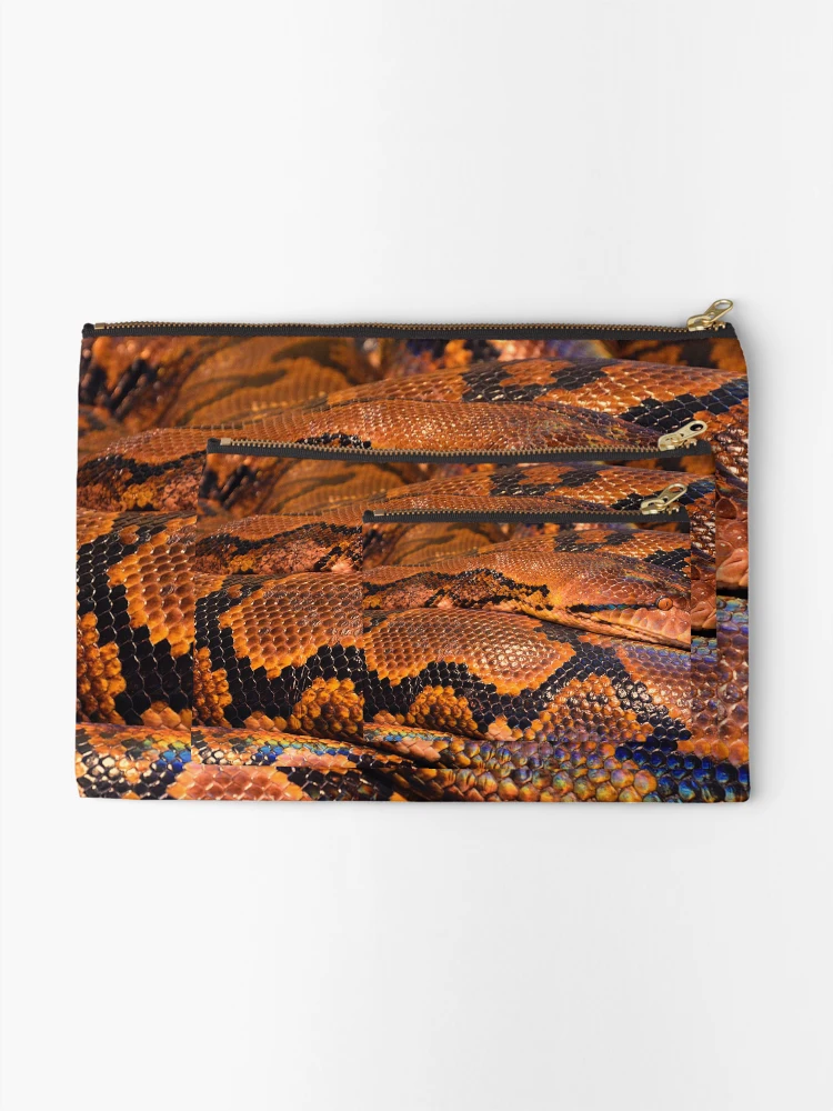 Thumbnail 2 of 4, Zipper Pouch, Snake skin pattern designed and sold by conceptDVS.