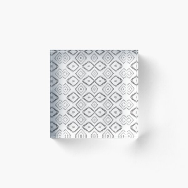 cuadri - grís Acrylic Block