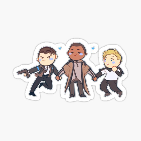 Detroit : Become Human (Conner/Markus/Simon) Sticker for Sale by