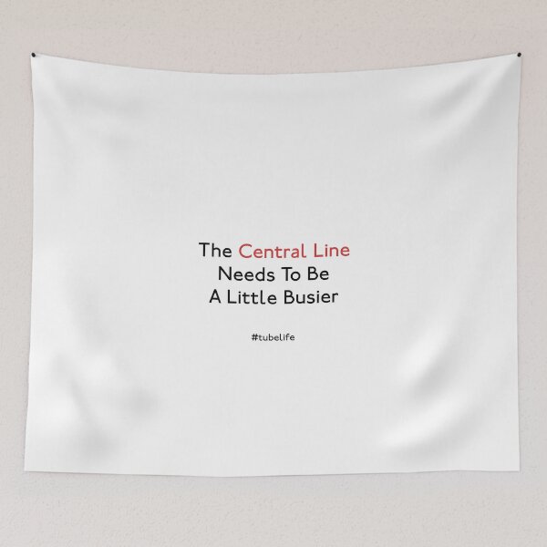 Item preview, Central Line Joke designed and sold by emzimerch1.