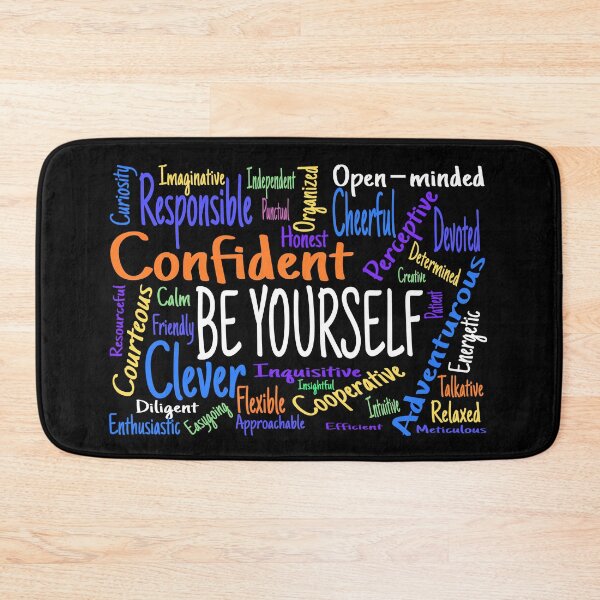 Item preview, Positive Word cloud Be Yourself designed and sold by Salkian.