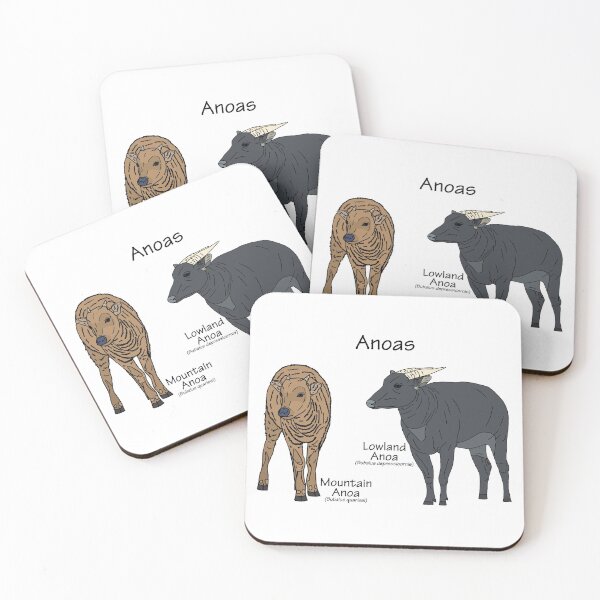 Item preview, Anoas (with Scientific Names) designed and sold by GraceT26.