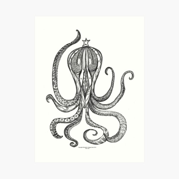 Octo-ommmmm Art Print