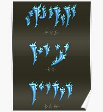 FUS RO DAH! Poster