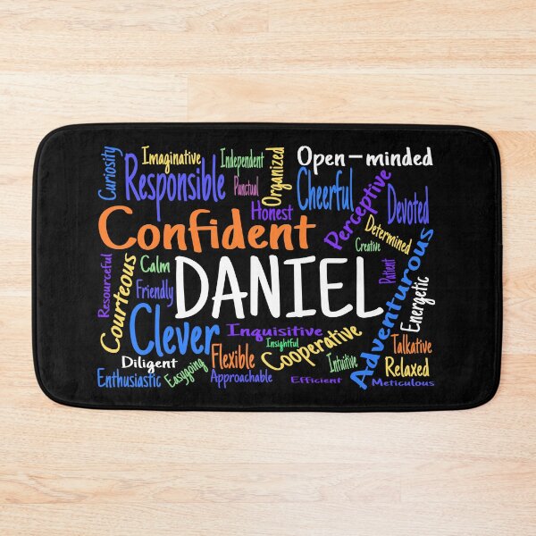 Item preview, Positive Word cloud design for Daniel designed and sold by Salkian.