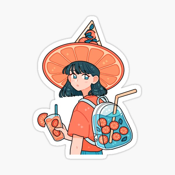 citrus witch Sticker