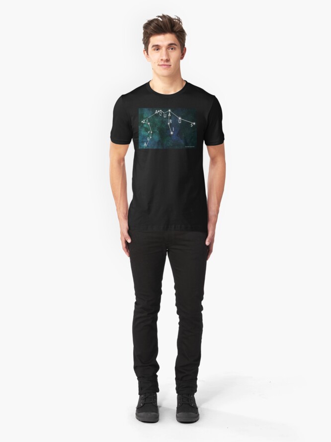 Alternate view of Age of Aquarius Slim Fit T-Shirt