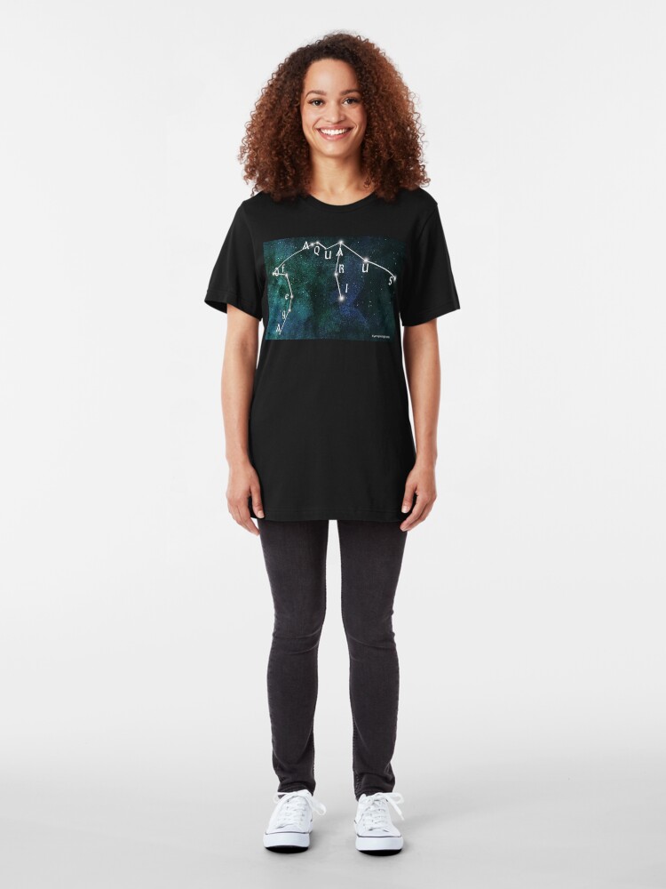 Alternate view of Age of Aquarius Slim Fit T-Shirt
