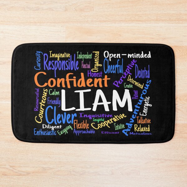 Item preview, Positive Word cloud design for Liam designed and sold by Salkian.