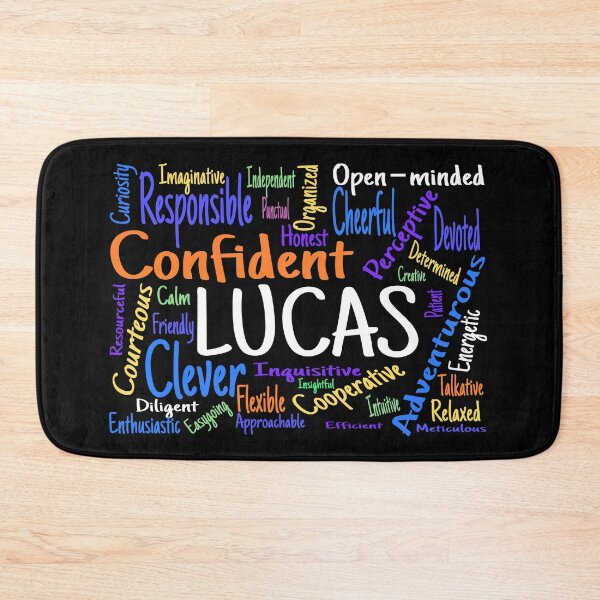 Item preview, Positive Word cloud design for Lucas designed and sold by Salkian.