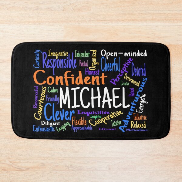 Item preview, Positive Word cloud design for Michael designed and sold by Salkian.