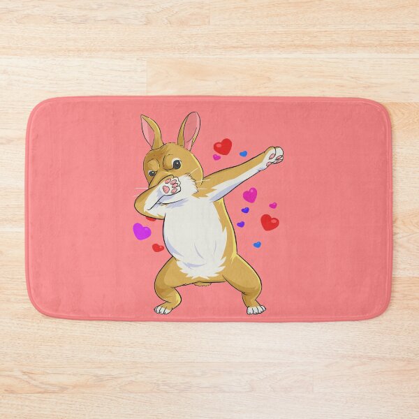 Item preview, Dabbing Bunny Rabbit Valentines Day  designed and sold by Nosek1ng.
