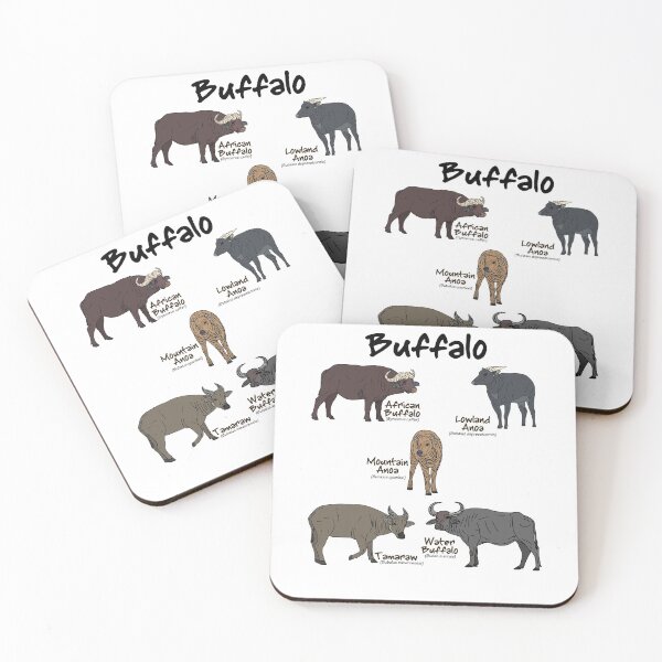 Aperçu de l'œuvre Buffalo avec des noms scientifiques créée et vendue par GraceT26.
