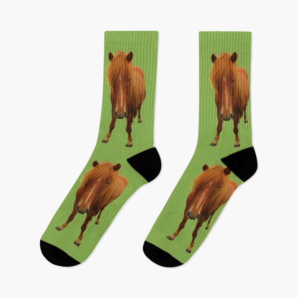 Item preview, Icelandic horse on greenery designed and sold by AHELENE.