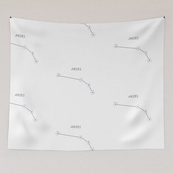 Item preview, Aries Zodiac horoscope Constellation Sticker flower designed and sold by ColorandColor.