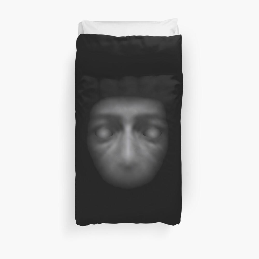 Scp 087 Scary Face Duvet Cover By Spartawolf Redbubble