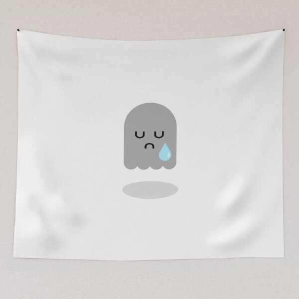 Item preview, Sad Ghost Cartoon  designed and sold by StuffNStickers.
