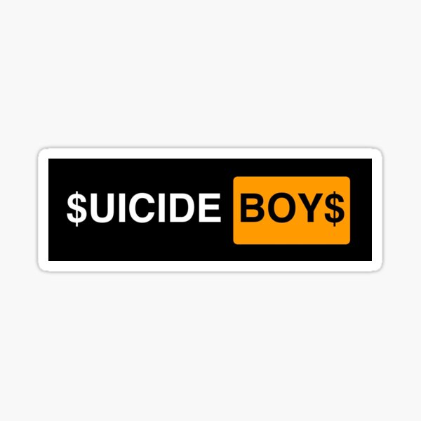 $uicide boys$ logo Sticker