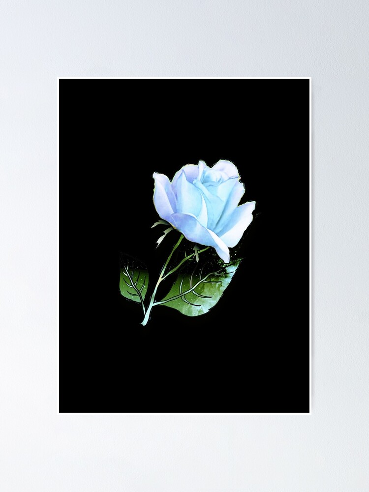 Póster «Rosa azul claro» de Z3R0N1N3 | Redbubble