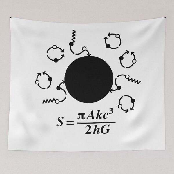 Item preview, Hawking Radiation Equation designed and sold by silentrebel.