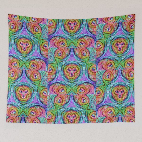 Item preview, DeepDream Tomato Steelblue designed and sold by blackhalt.