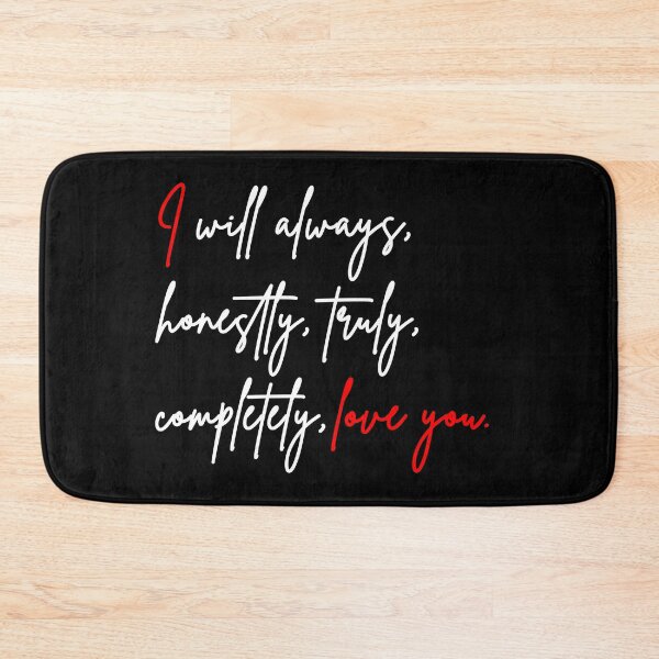Item preview, I will always... love you | Typography designed and sold by rsty11.