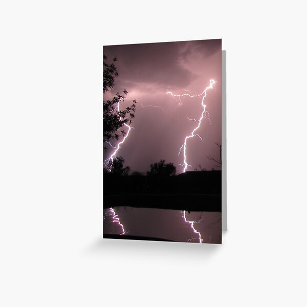Monsoon Strike! ~ Double Trouble Reflection Greeting Card