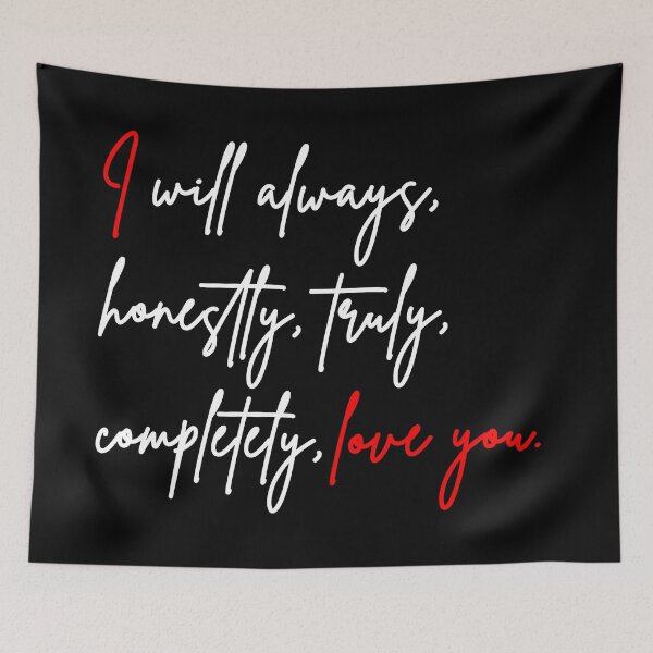 Item preview, I will always... love you | Typography designed and sold by rsty11.