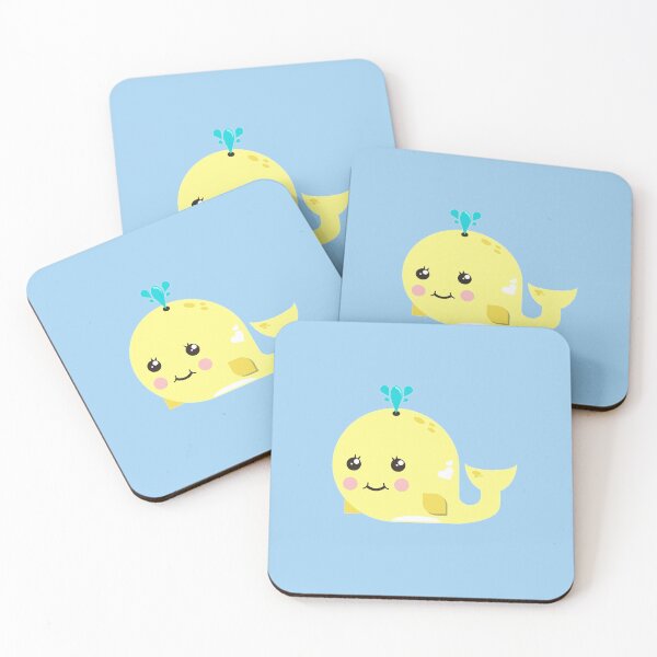 Item preview, Cute Yellow Whale Design designed and sold by StuffNStickers.