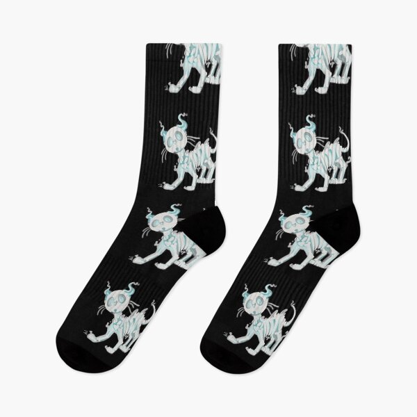 Item preview, Spooky Skeleton Cat designed and sold by GillsTheFish.
