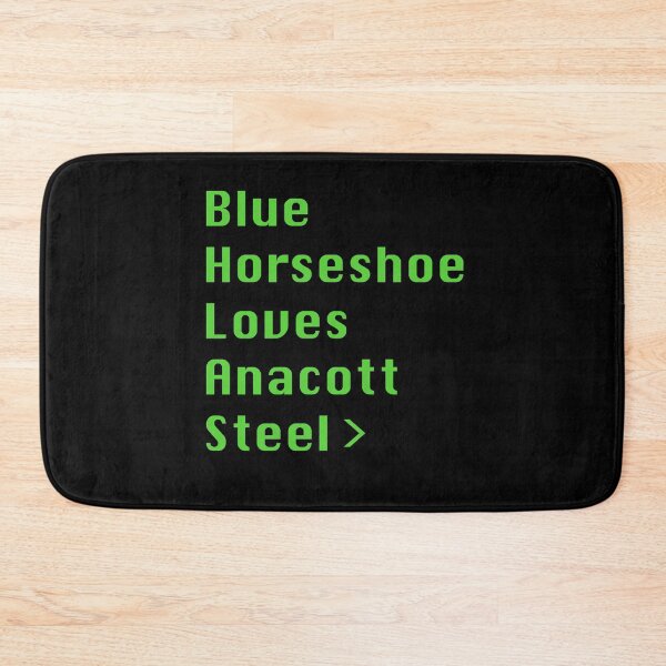 Item preview, Blue Horseshoe Loves Anacott Steel designed and sold by shopismo.