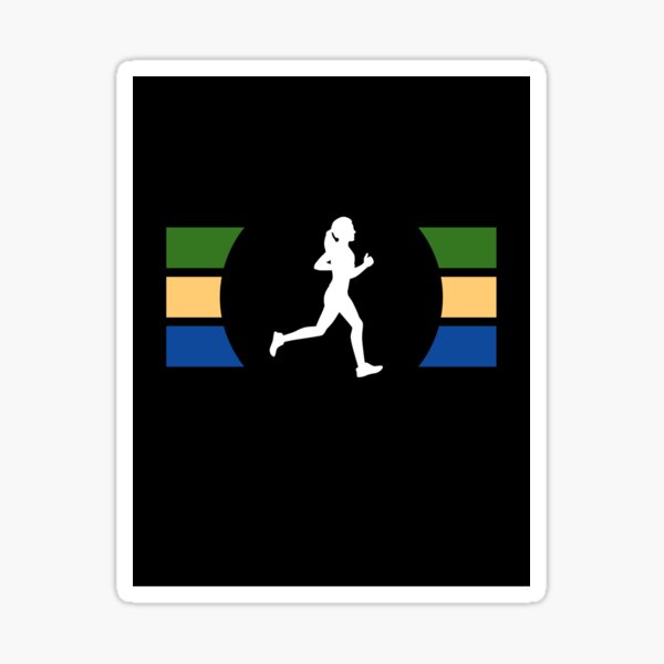 "Running girl" Sticker by srilas Redbubble