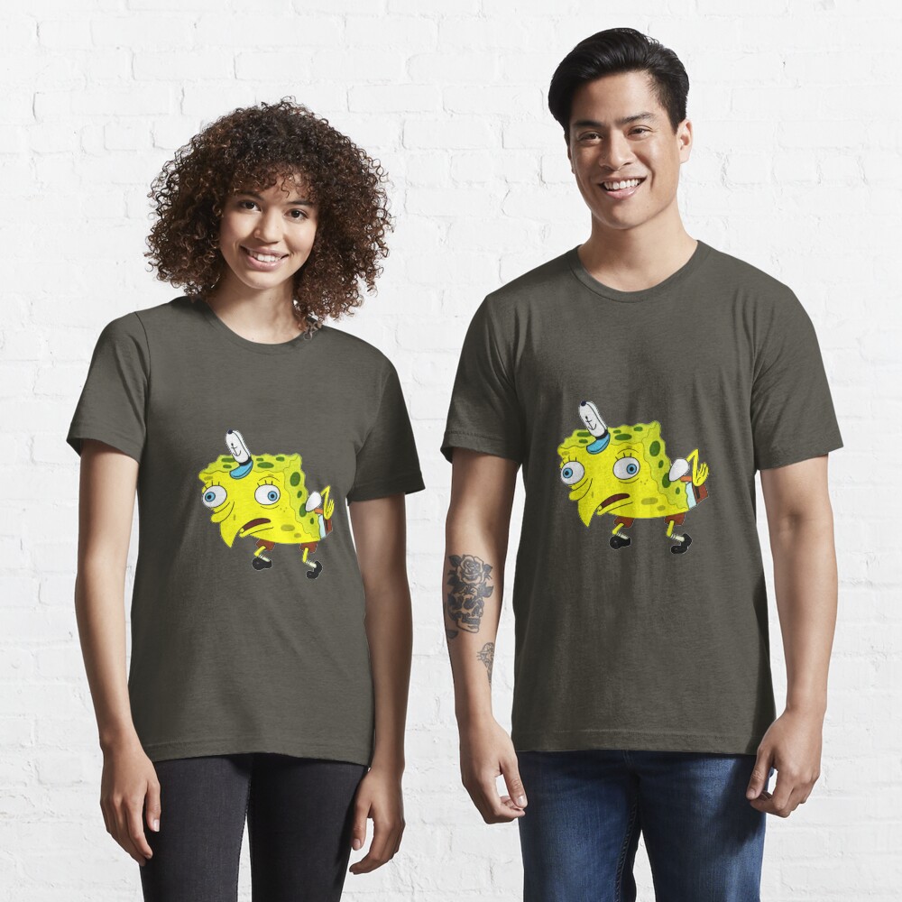 Spongebob meme face Essential T-Shirt for Sale by L1sercool