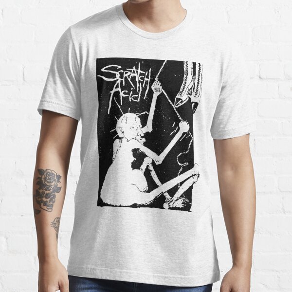 kurt cobain scratch acid shirt