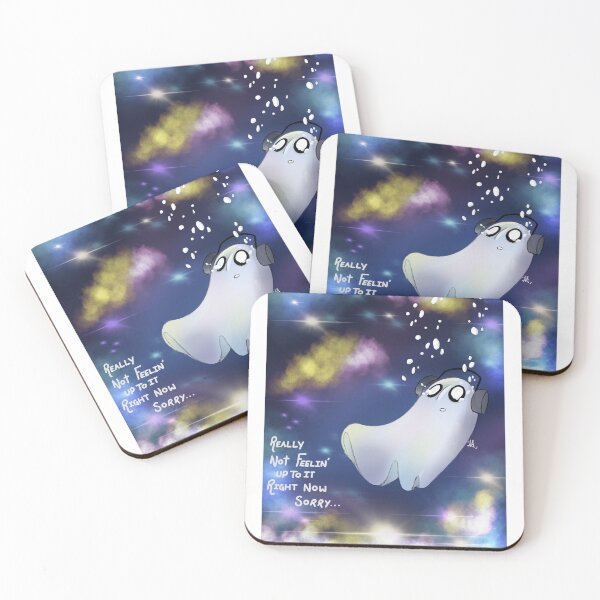 Item preview, Napstablook Galaxy Design designed and sold by GillsTheFish.