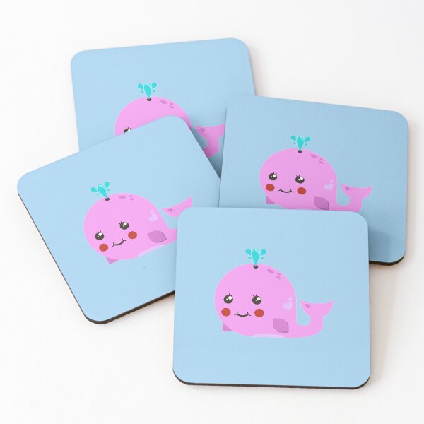 Item preview, Cute Pink Whale Design designed and sold by StuffNStickers.