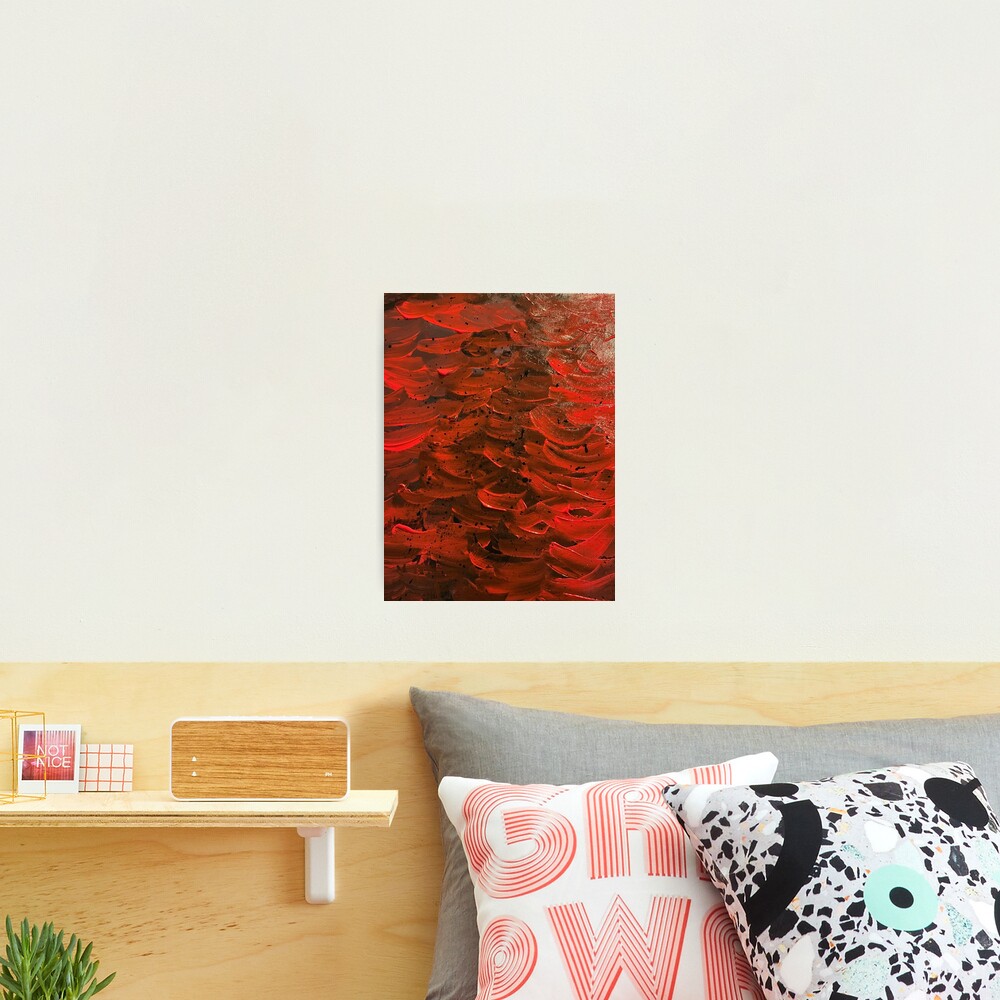 Red Hot Waves Photographic Print