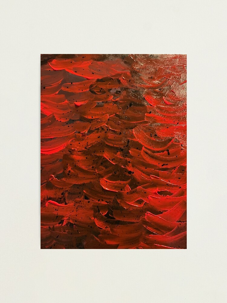 Alternate view of Red Hot Waves Photographic Print
