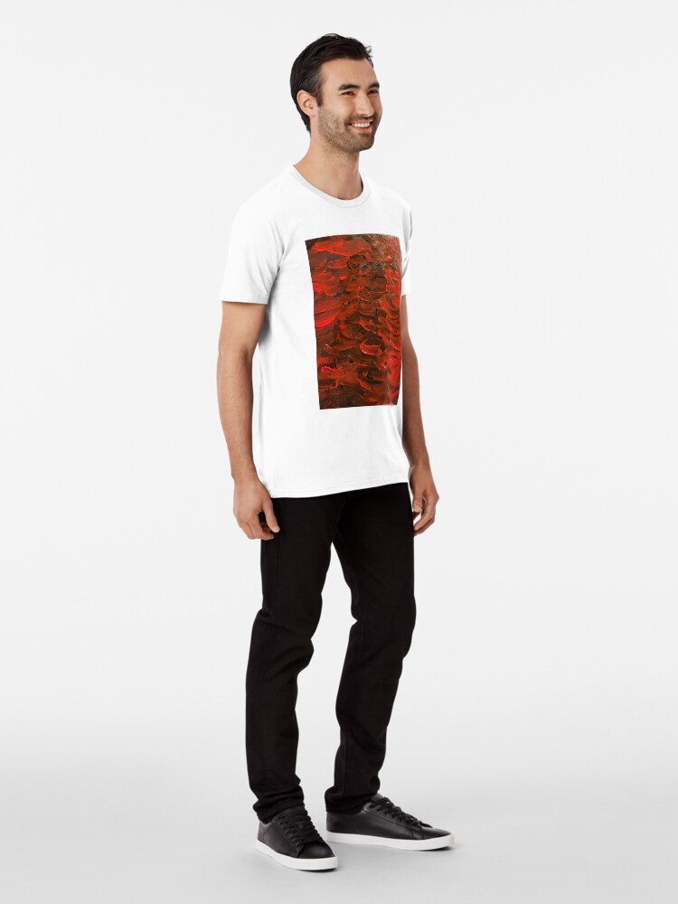 Alternate view of Red Hot Waves Premium T-Shirt