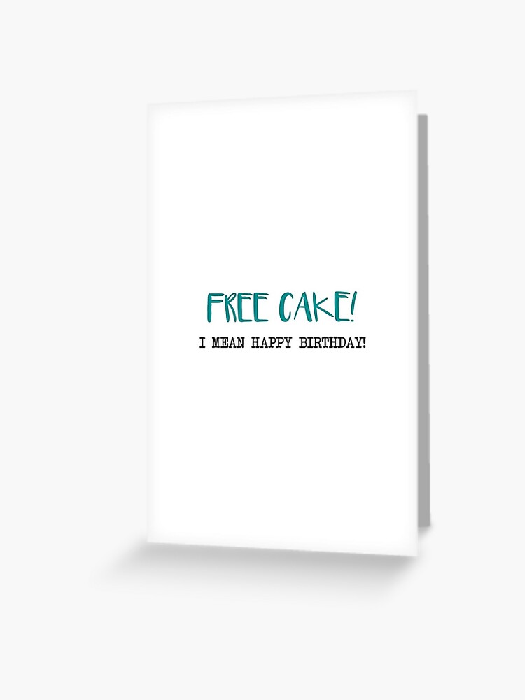 Funny Birthday Card Greeting Card By Bekkka Redbubble